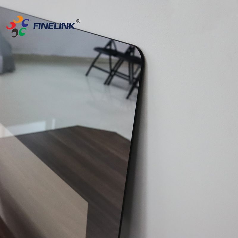 검은 색 메이크업 거울 터치 스크린 32 인치 욕실 응용 프로그램