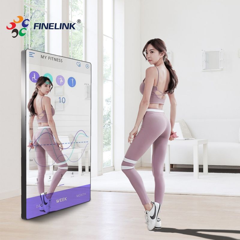 야외 LCD 디스플레이 벽 광고 피트니스 미러 헬스클럽용 유리 터치 패널