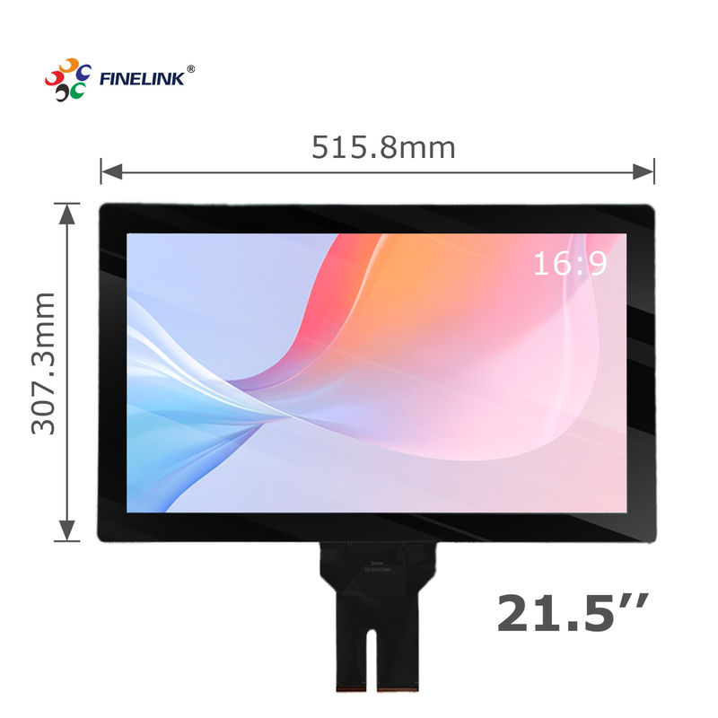 21.5 인치 G G PCAP 터치 스크린 POS 터미널 모니터 USB/I2C/시리얼 포트 인터페이스