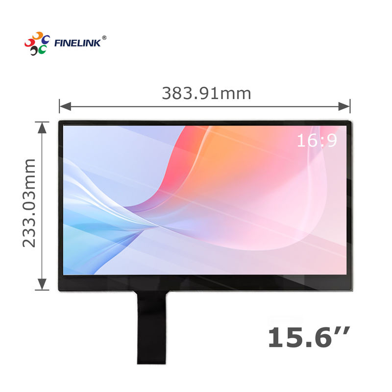 USB I2C 인터페이스 멀티 터치 PCAP GG 15.6 인치 POS 모니터 용 용량 터치 패널