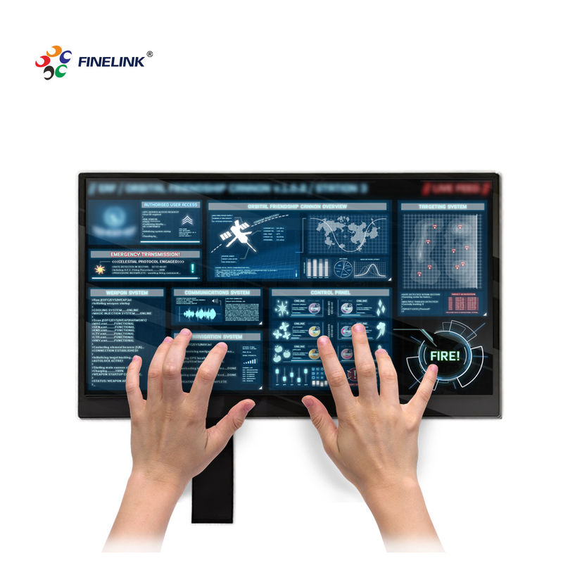 USB I2C 인터페이스 멀티 터치 PCAP GG 15.6 인치 POS 모니터 용 용량 터치 패널
