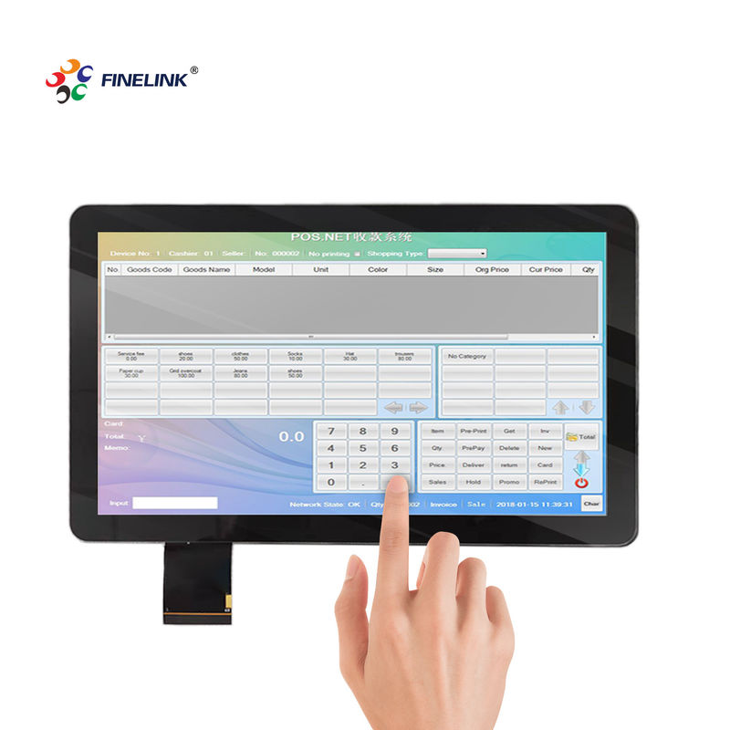 11.6인치 터치 스크린 패널 교육용 완벽한 I2C/USB/RS232 인터페이스 호환