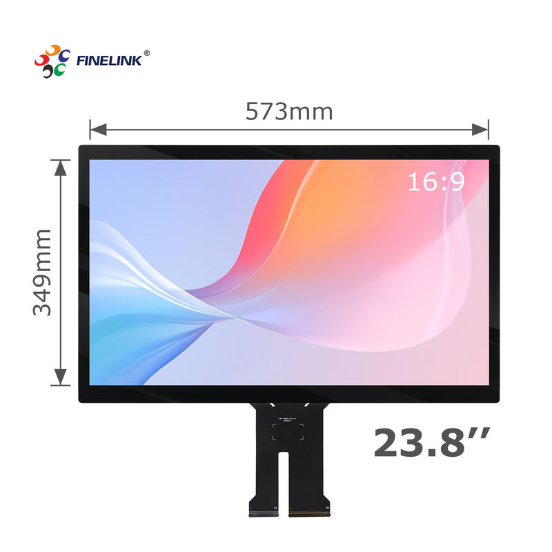 공장 직판 판매 기업용 I2C/USB/RS232 인터페이스를 가진 23.8인치 방수 터치 스크린