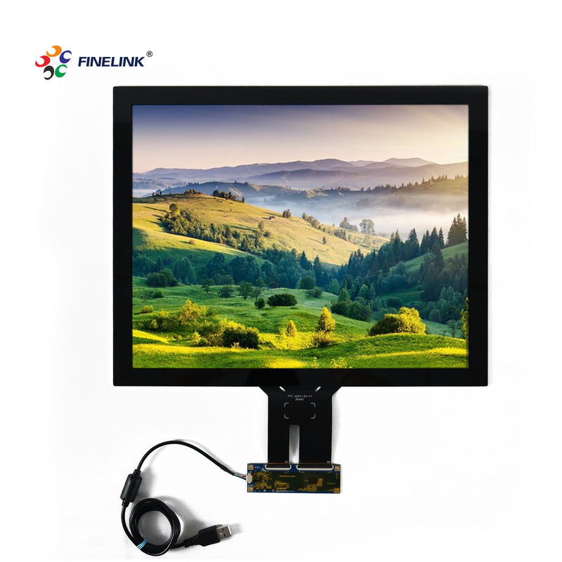 상업용 모니터용 17인치 용량 터치 스크린 USB/I2C/시리얼 포트 인터페이스