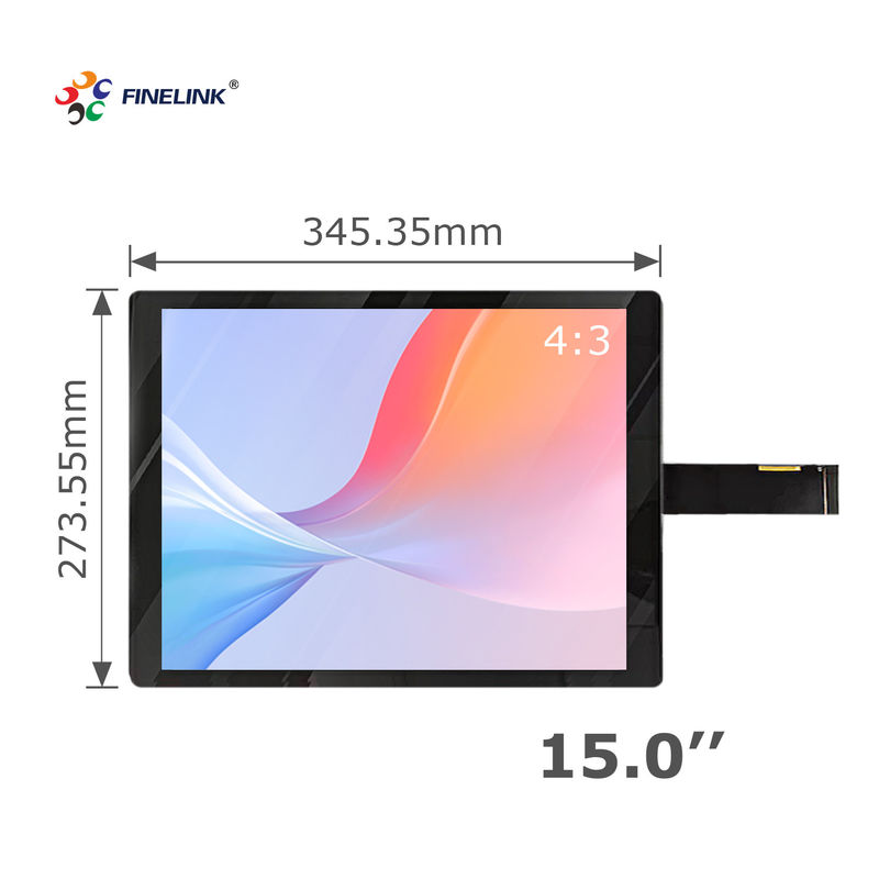 15인치 산업용 맞춤형 유리 센서 USB EETI 10 포인트 먼지 방지 프로젝션 용량 터치 화면 패널 덮개