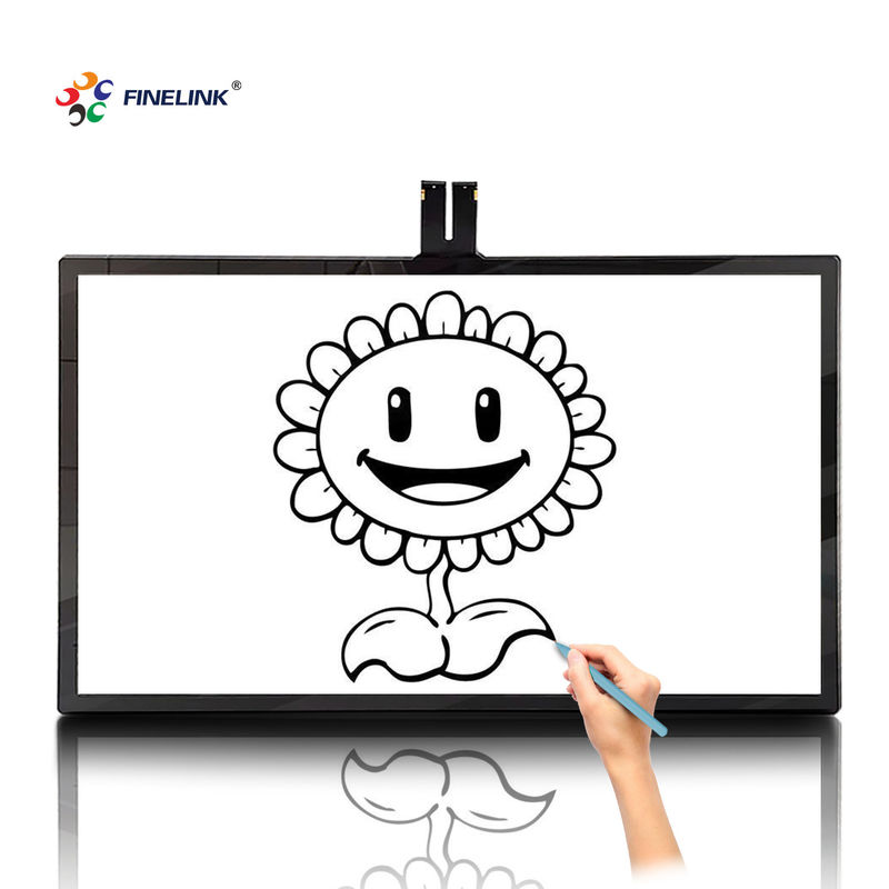 멀티 포인트 터치 55 인치 G G 터치 패널과 대형 LCD 및 유리 유리 FPC IC