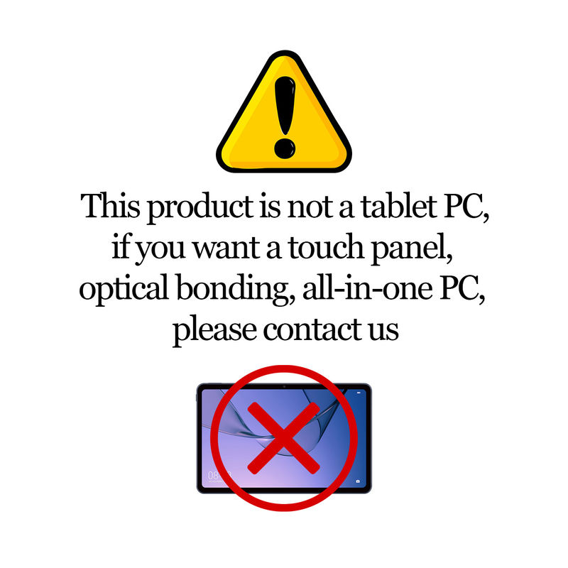 멀티 포인트 터치 55 인치 G G 터치 패널과 대형 LCD 및 유리 유리 FPC IC