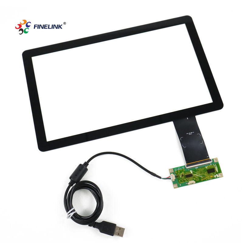 멀티 터치 사용자 정의 크기 IP65 방수 PCAP 터치 패널 10 포인트 터치 USB/RS232/IIC 인터페이스