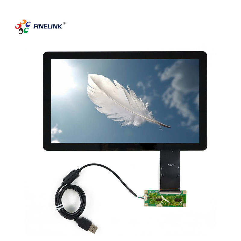 11.6'' 방수 USB/IIC/RS 232 PC 용량 터치 패널 7H 강도 R10 센서 IK10 렌즈 VA 257*146mm
