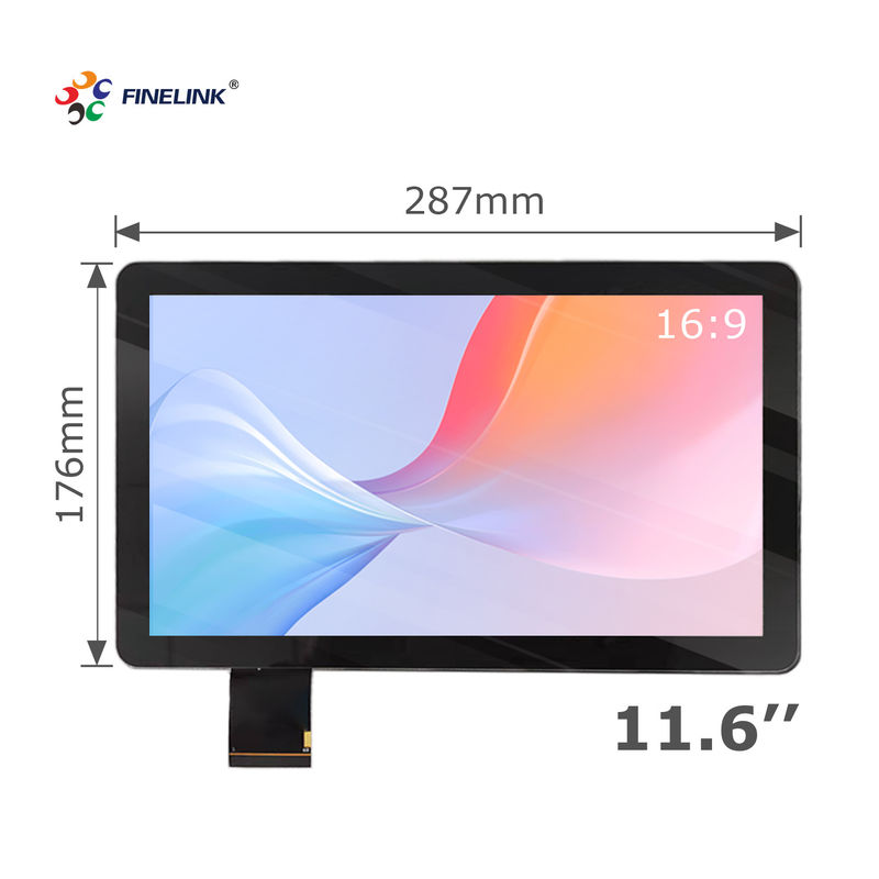 멀티 터치 사용자 정의 크기 IP65 방수 PCAP 터치 패널 10 포인트 터치 USB/RS232/IIC 인터페이스